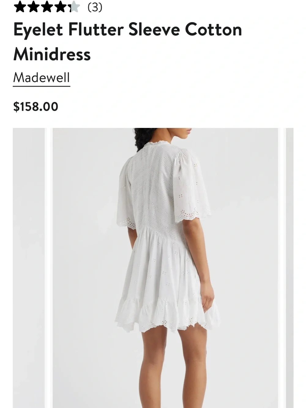Madewell white cotton